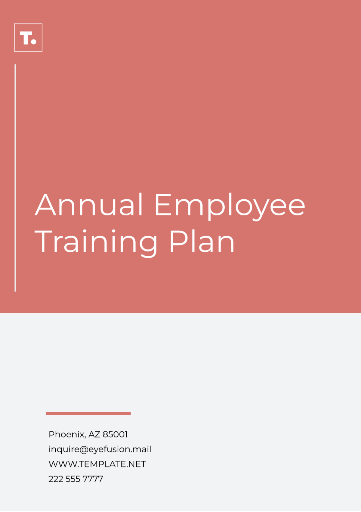 Annual Employee Training Plan Template - Edit Online & Download