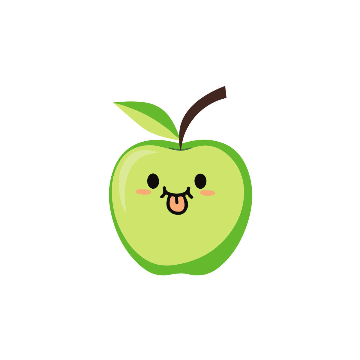 Cute Apple Clipart - Edit Online | Template.net