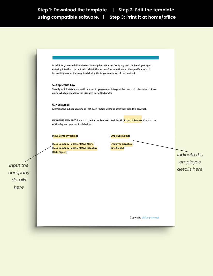 Sample Technology Contract Template