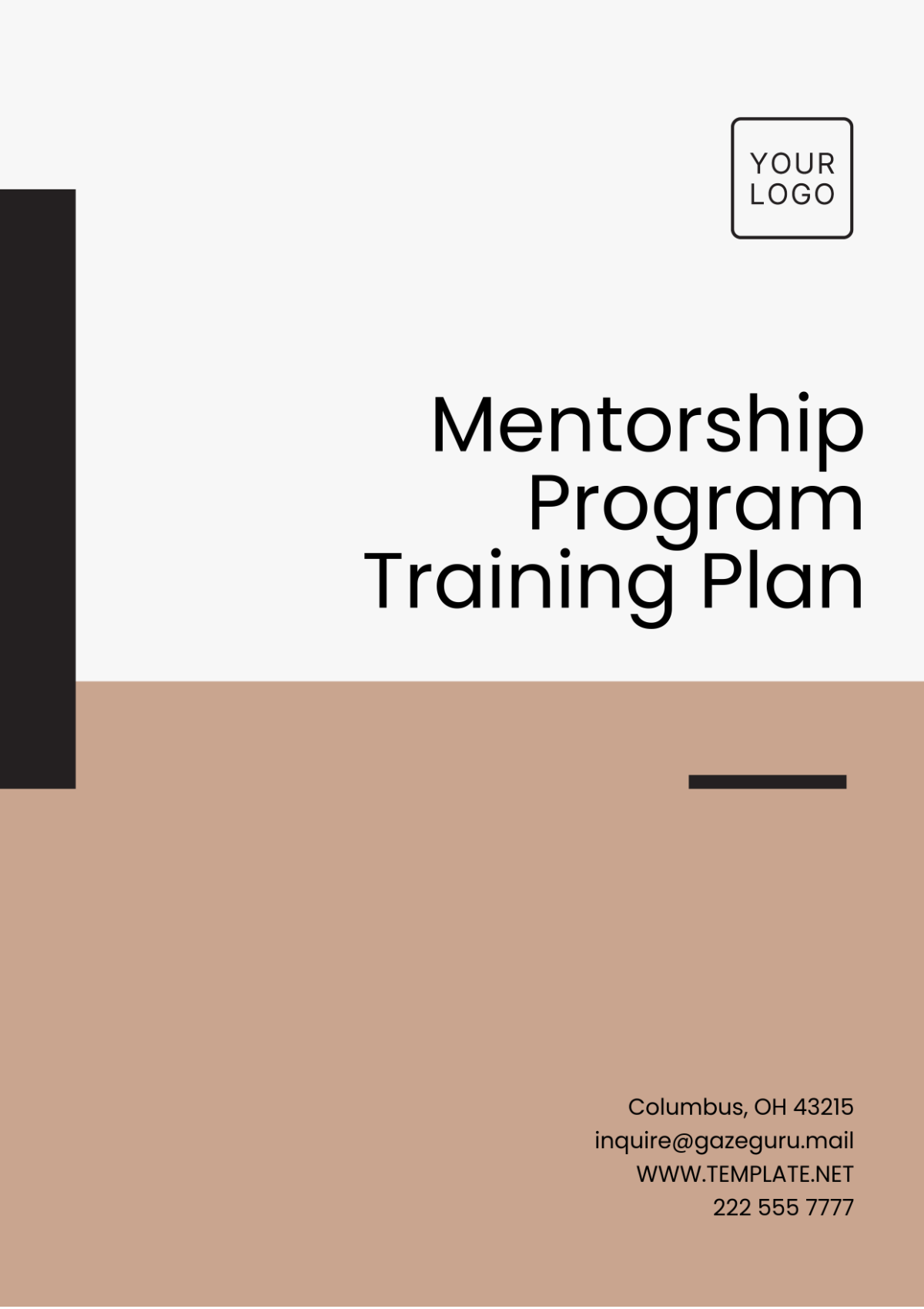 Mentorship Program Training Plan Template - Edit Online & Download