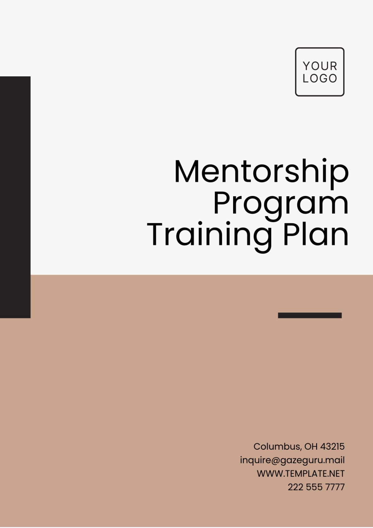 Free Mentorship Program Training Plan Template To Edit Online