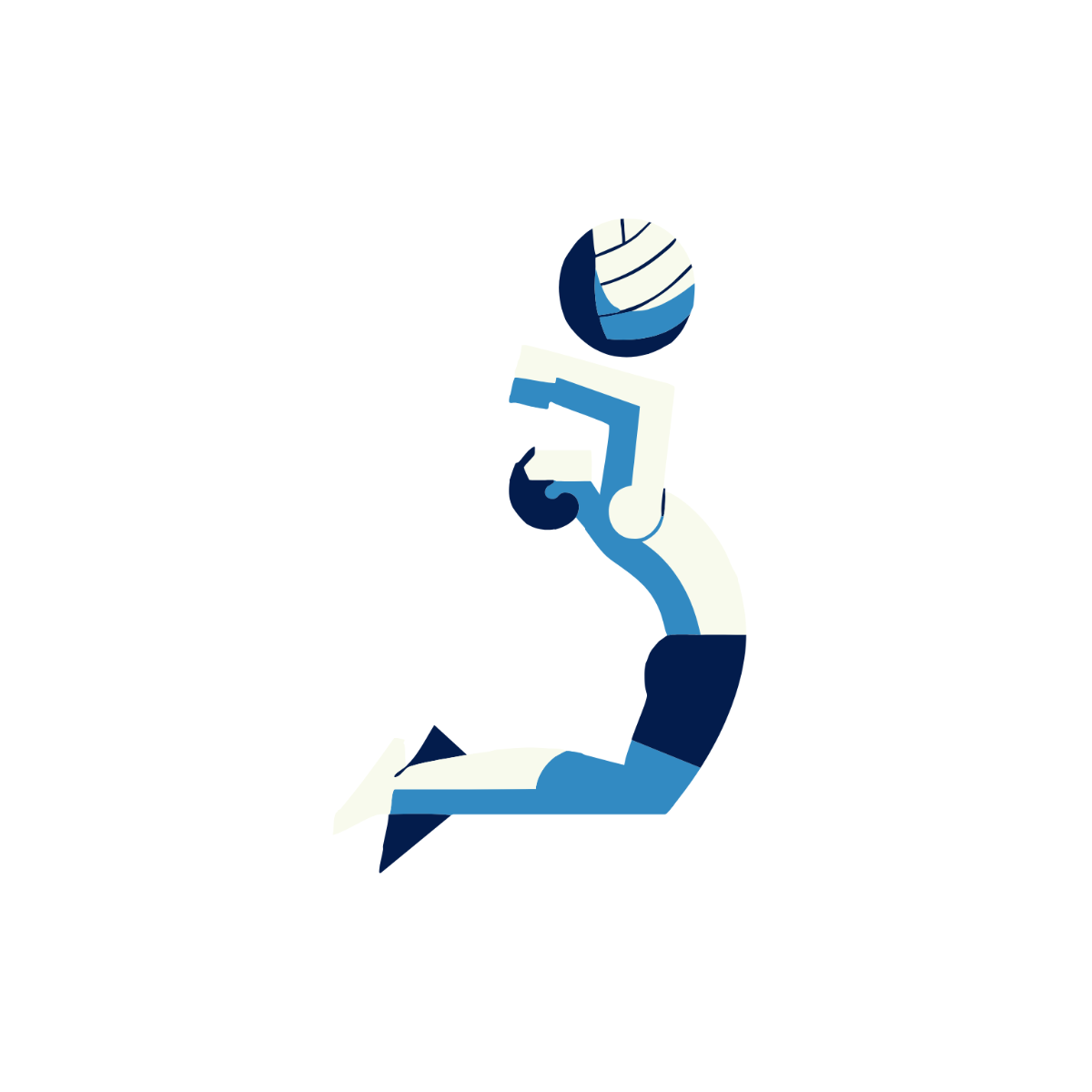 Free Volleyball Player Clipart Template - Edit Online & Download ...