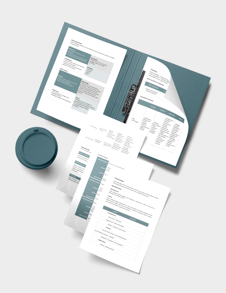Software Company Business Plan Template