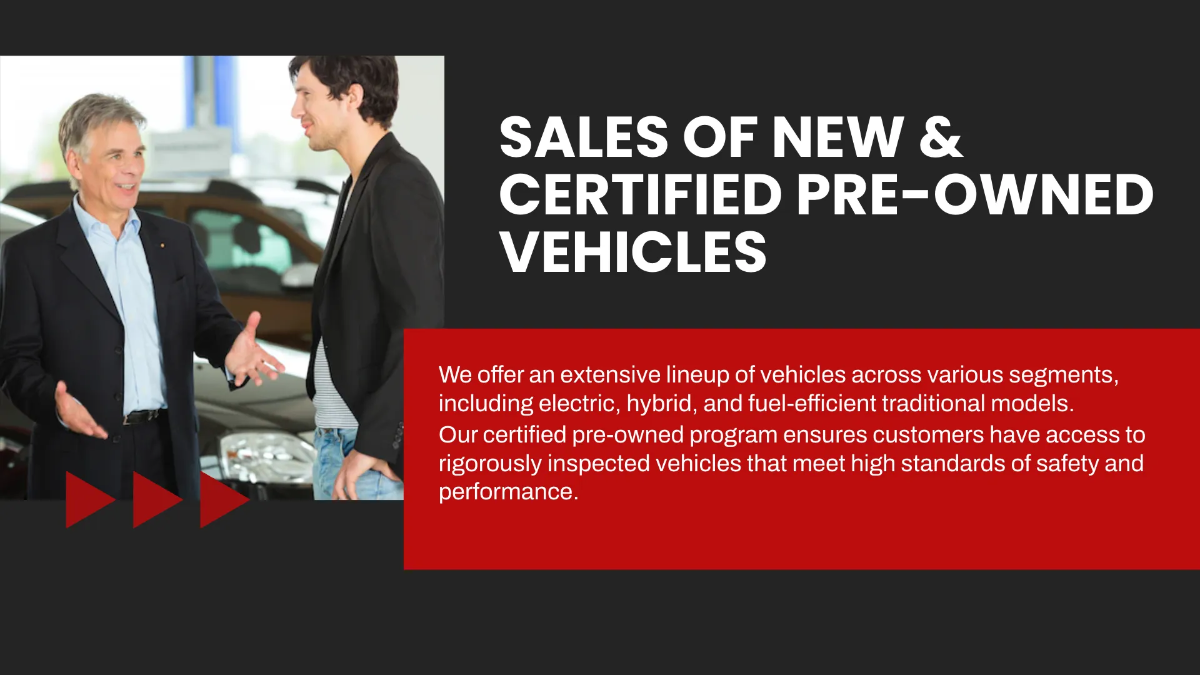 Free Automotive Presentation Template to Edit Online