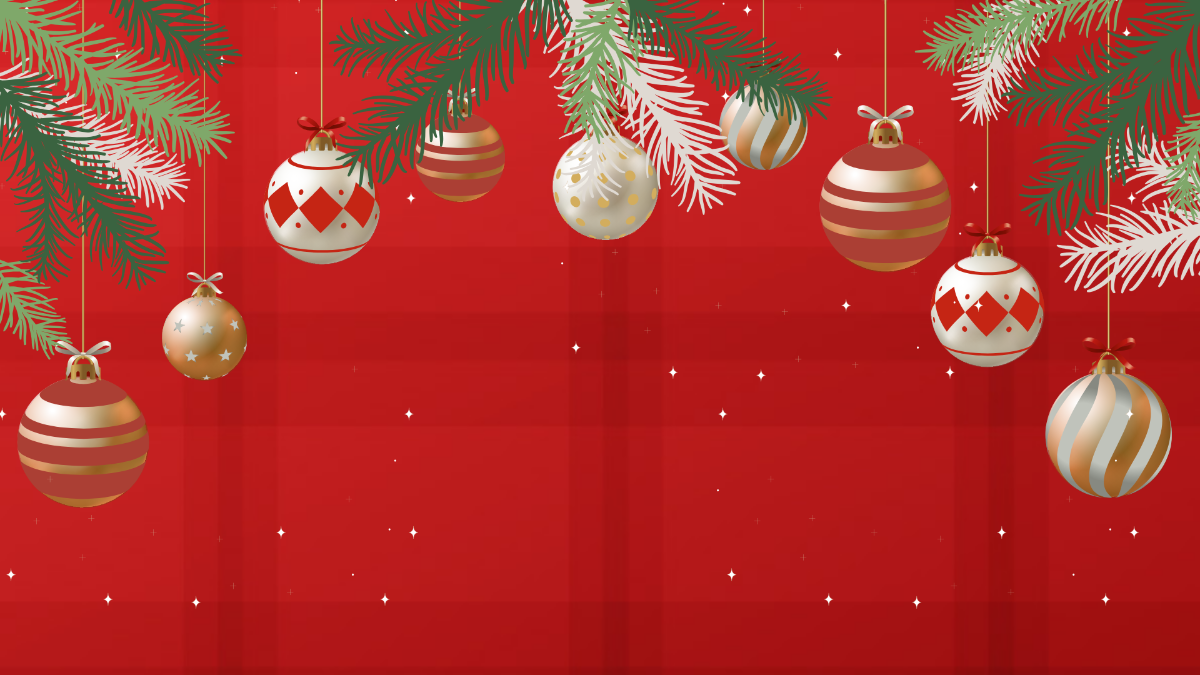 Free Colorful Christmas Menu Background Template