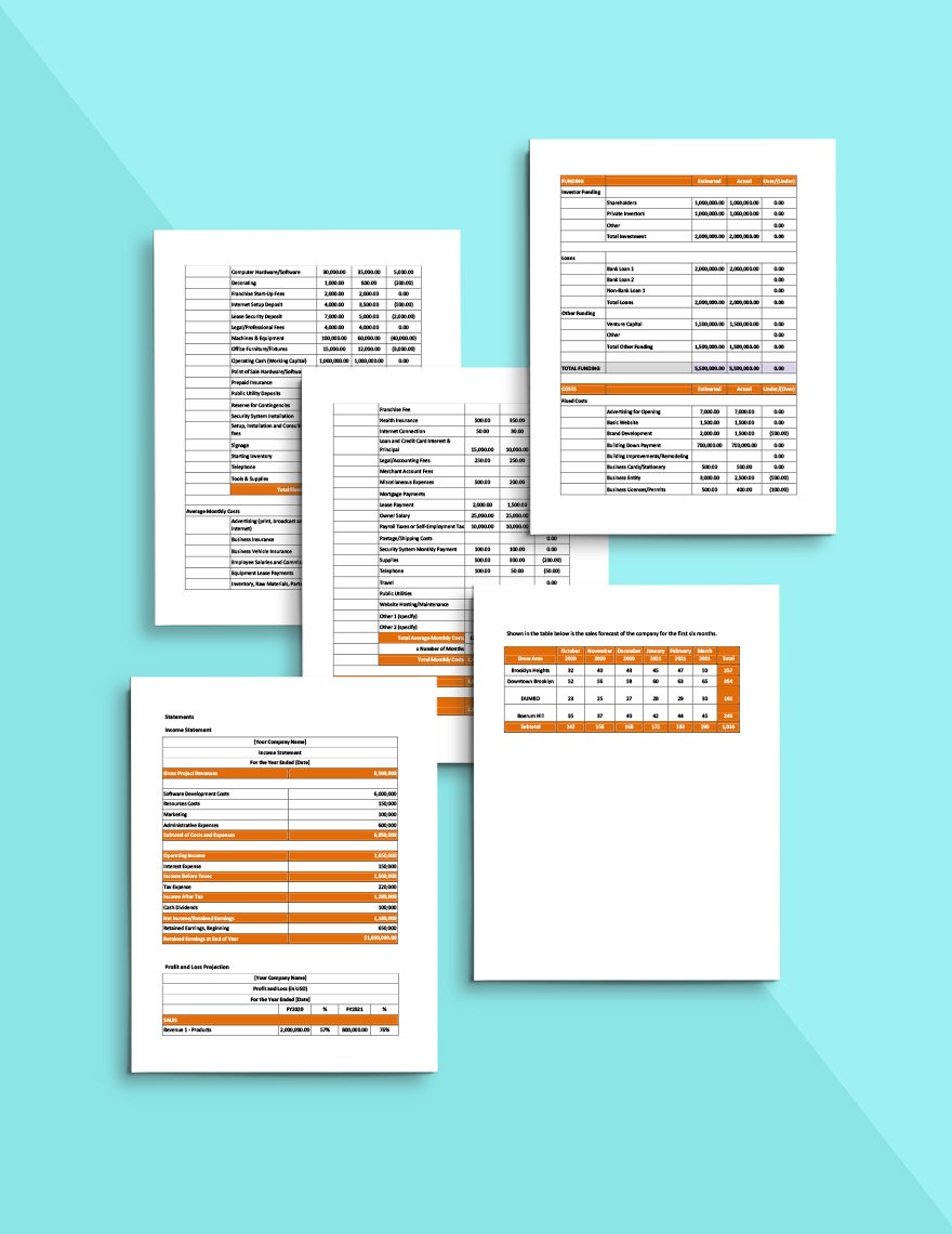 Mobile App Business Plan Template in Word Pages Google Docs