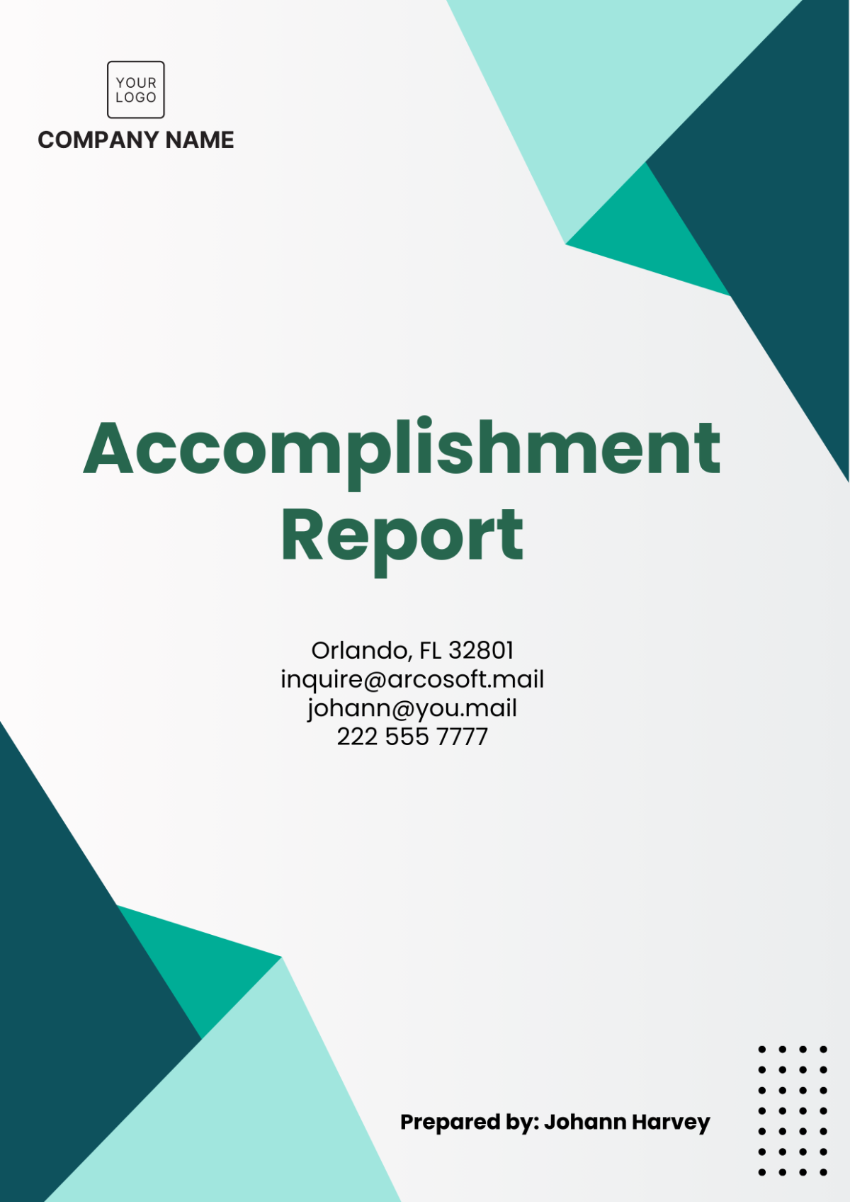 Accomplishment Report Template - Edit Online & Download