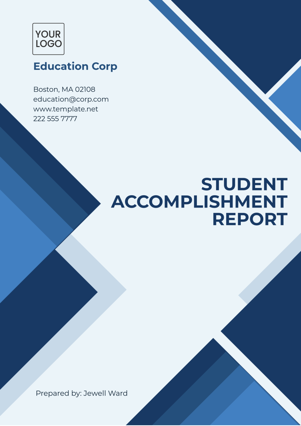 Student Accomplishment Report Template - Edit Online & Download