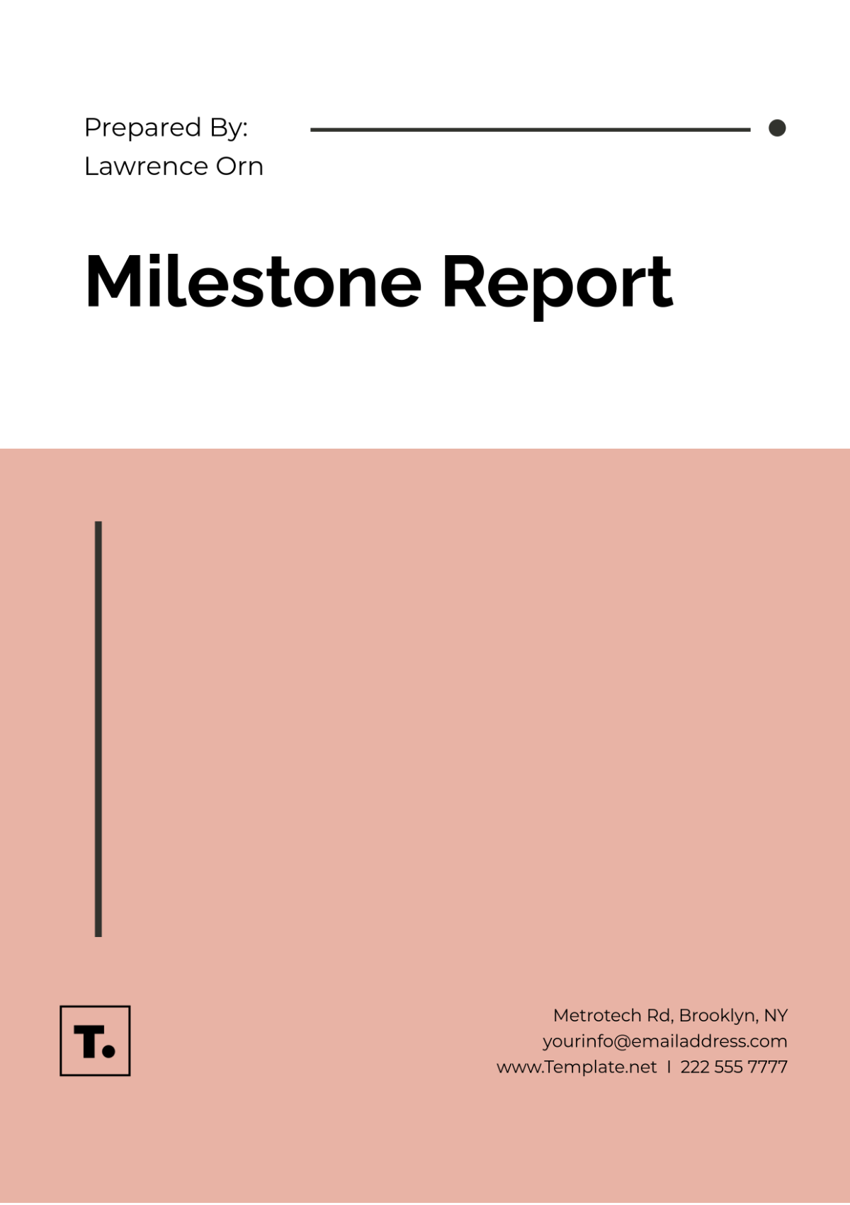 Milestone Report Template - Edit Online & Download