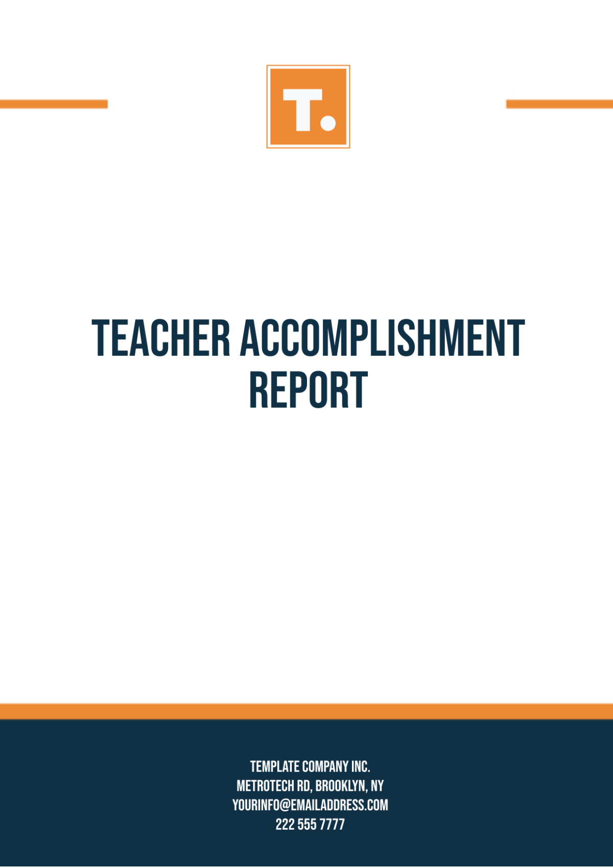 Teacher Accomplishment Report Template - Edit Online & Download