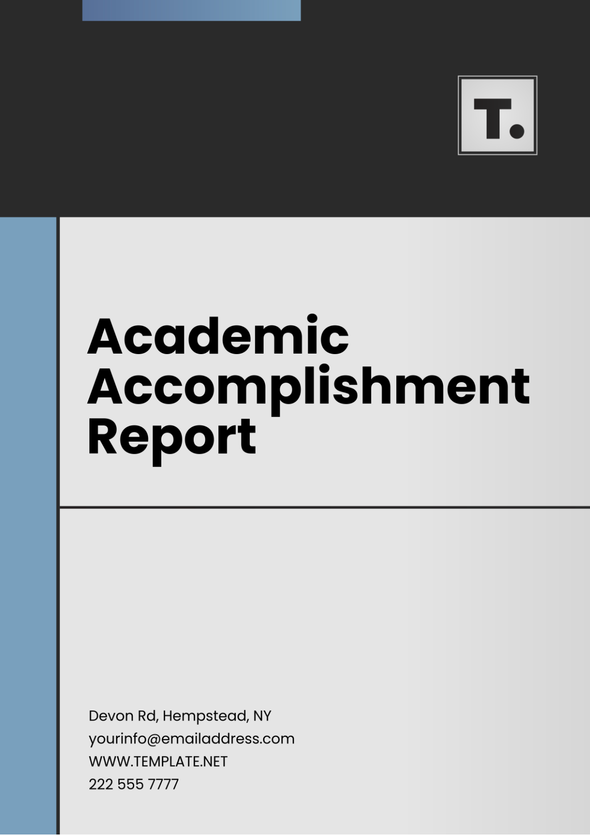 Academic Accomplishment Report Template - Edit Online & Download