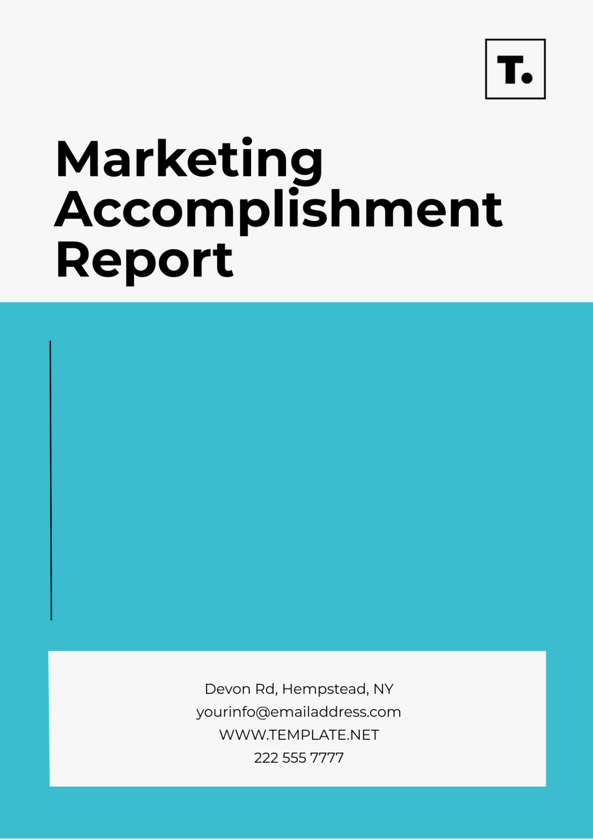 Marketing Accomplishment Report Template