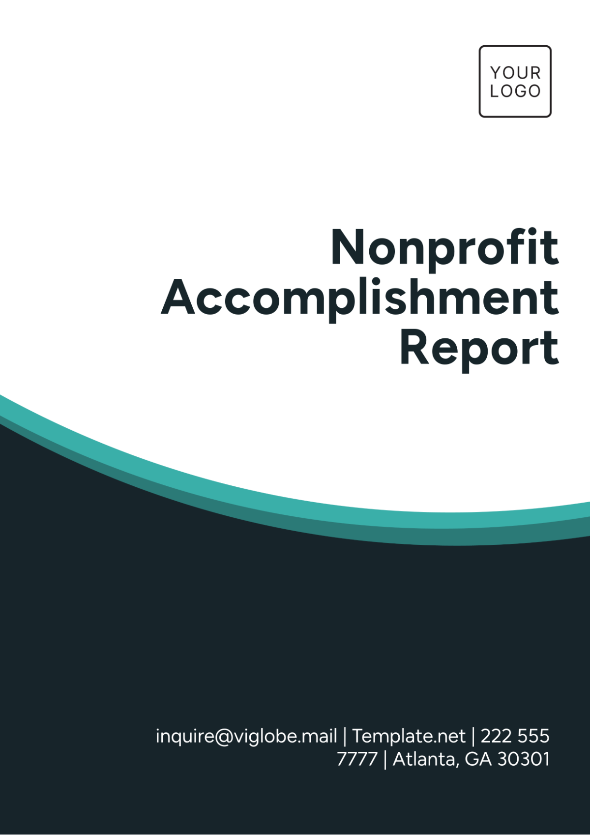 Nonprofit Accomplishment Report Template - Edit Online & Download