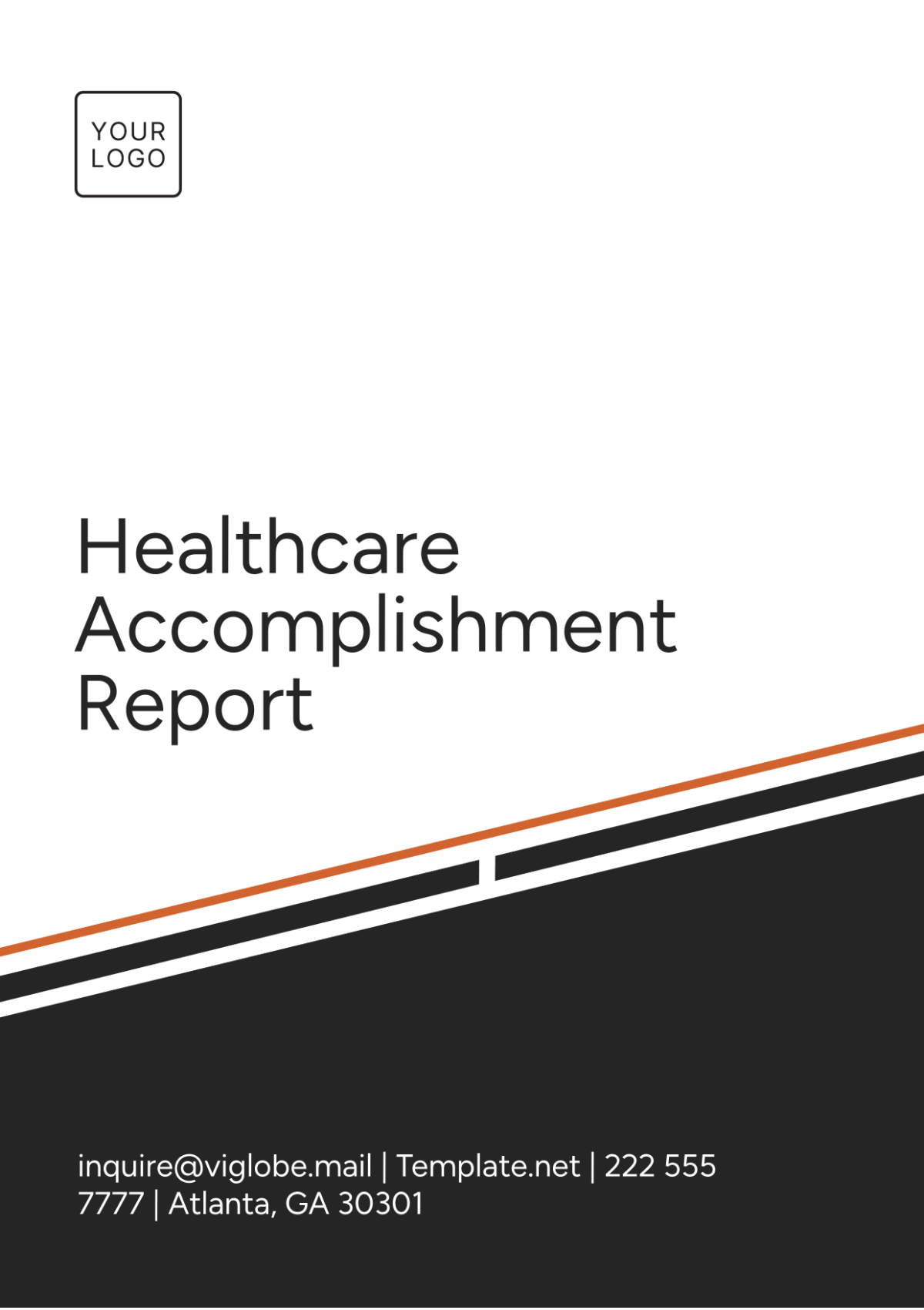 Healthcare Accomplishment Report Template - Edit Online & Download