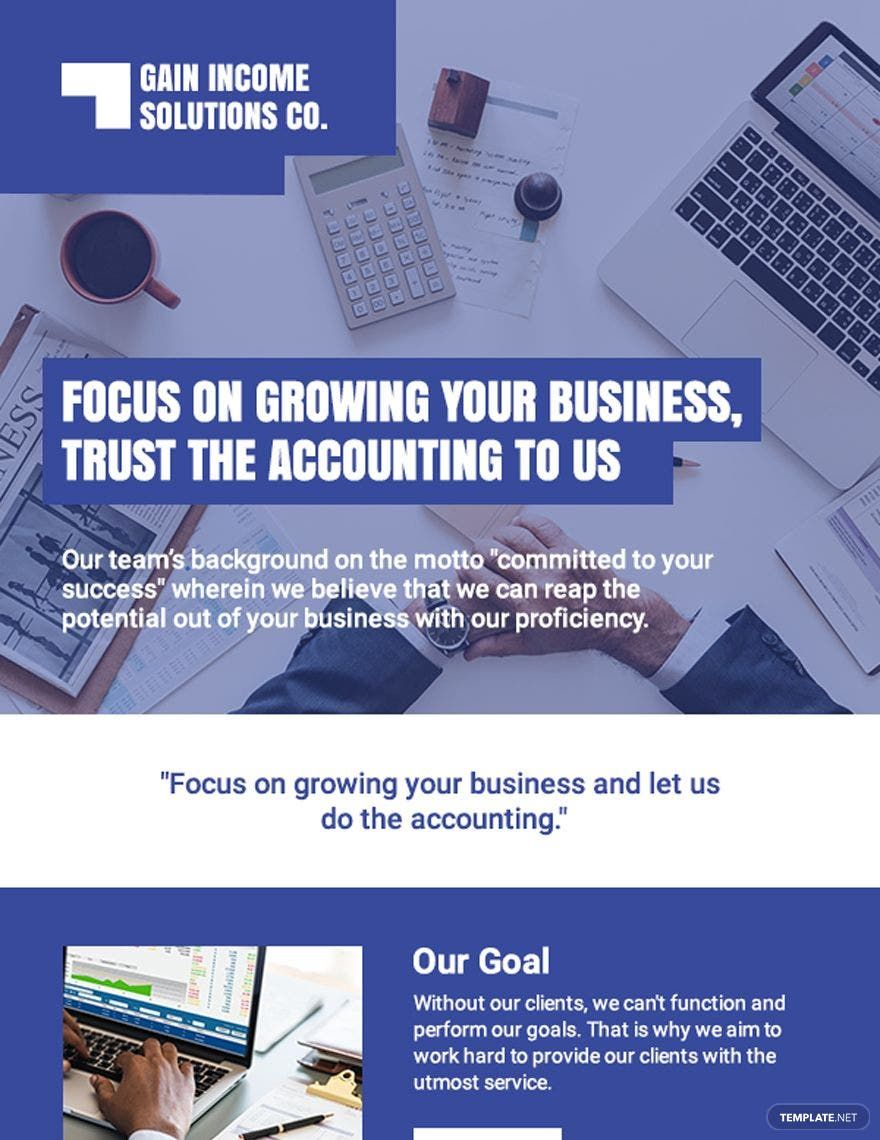 Accountancy Firm Email Newsletter Template