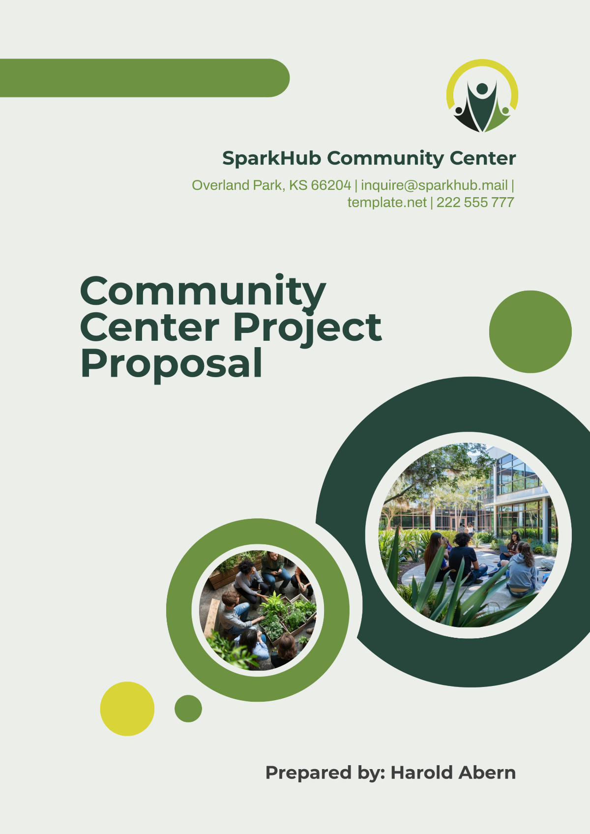 Community Center Project Proposal Template - Edit Online & Download