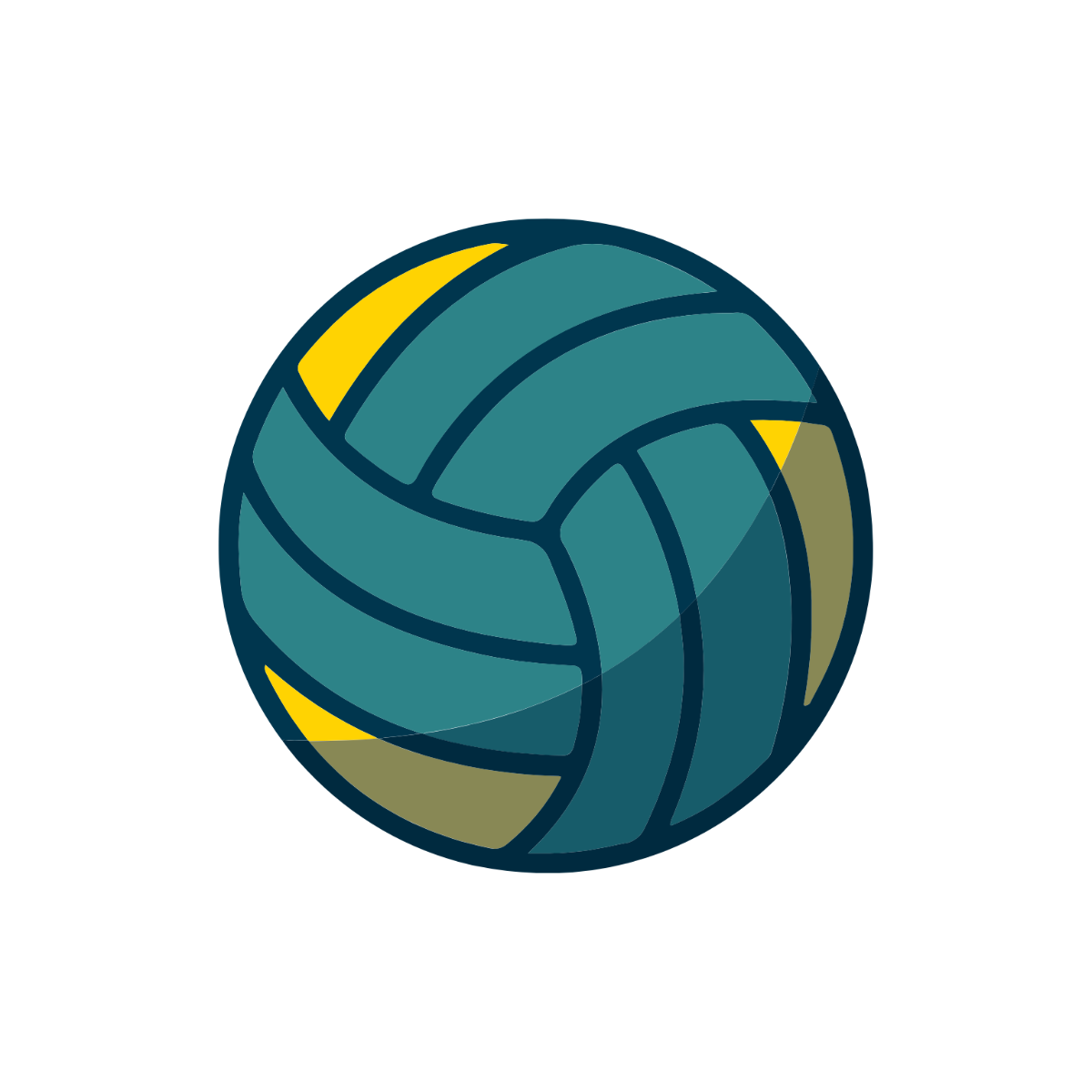 Free Simple Volleyball Clipart Template to Edit Online