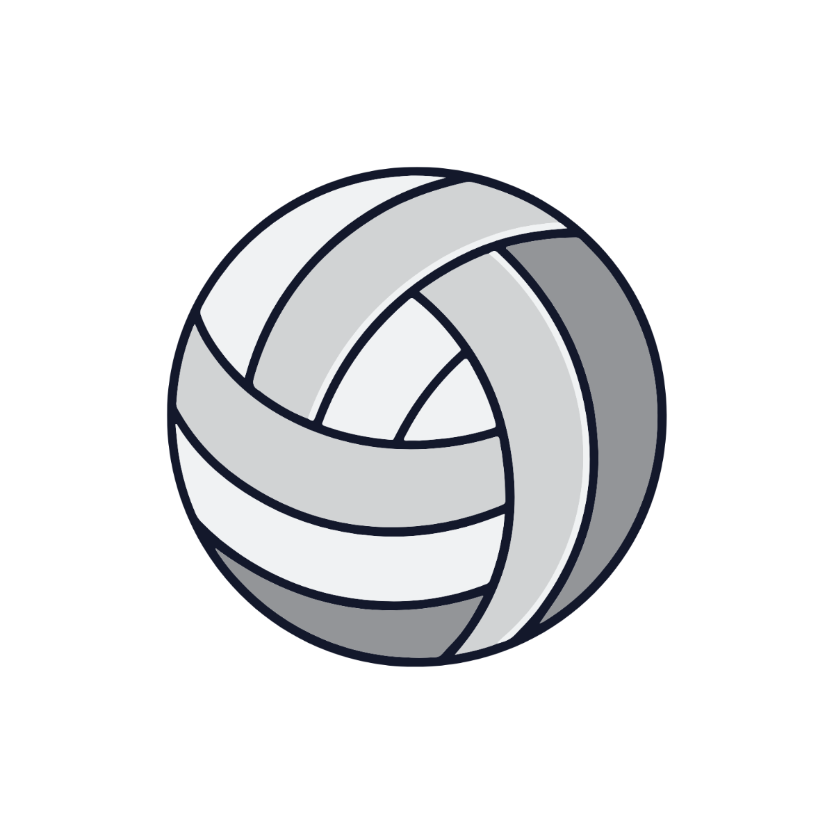 Blank Volleyball Clipart