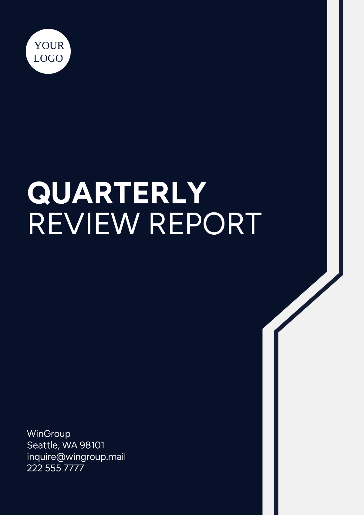 Free Quarterly Marketing Report Template - Edit Online & Download ...