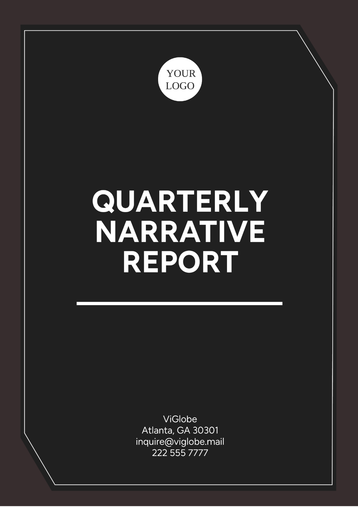 Quarterly Narrative Report Template - Edit Online & Download