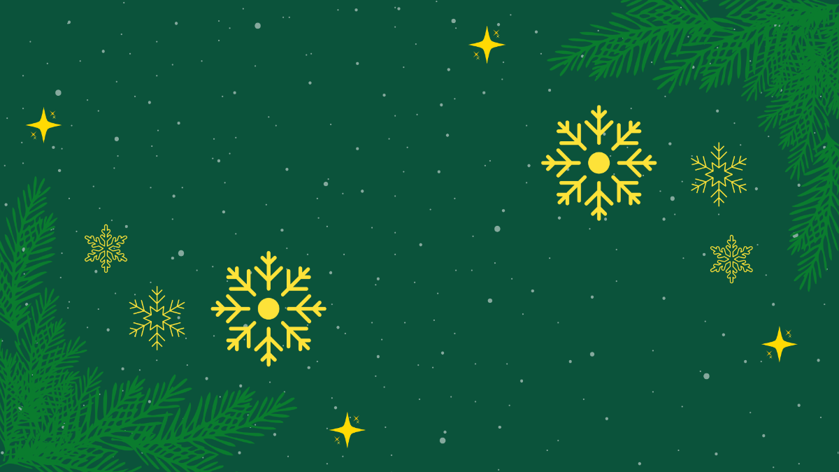 Free Dark Green Christmas Background Template