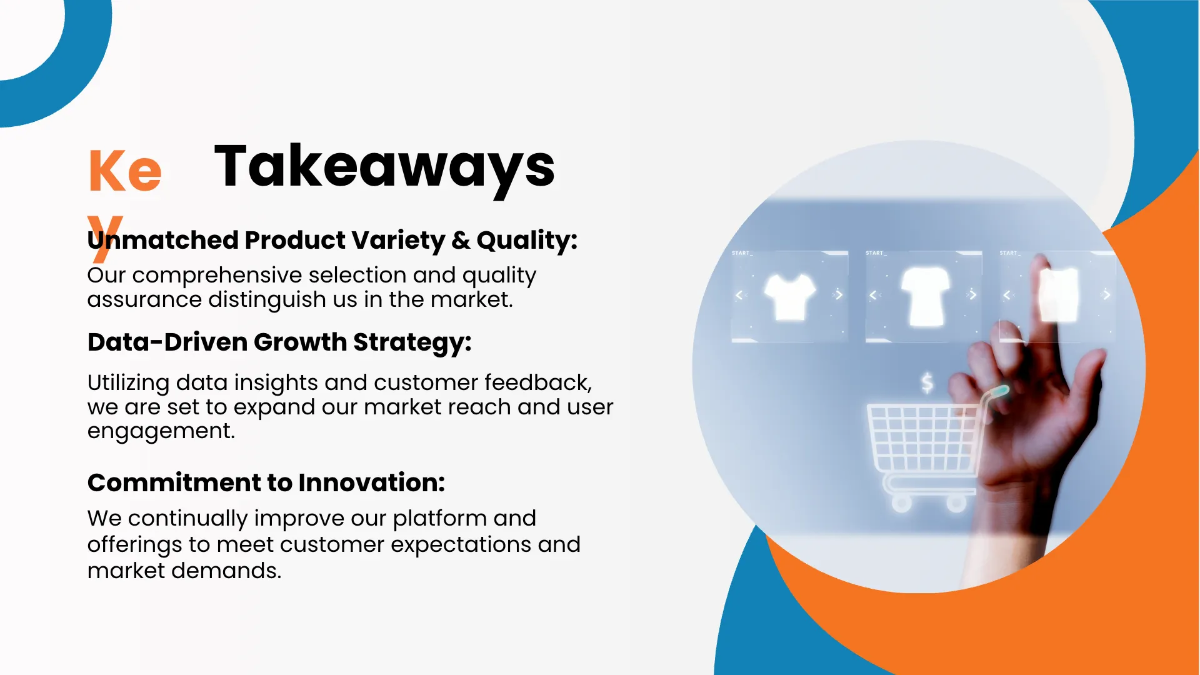 Free E-Commerce Presentation Template to Edit Online