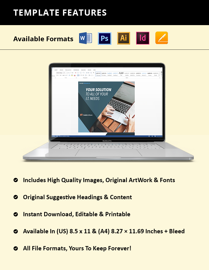 Creative Software Company Flyer Template