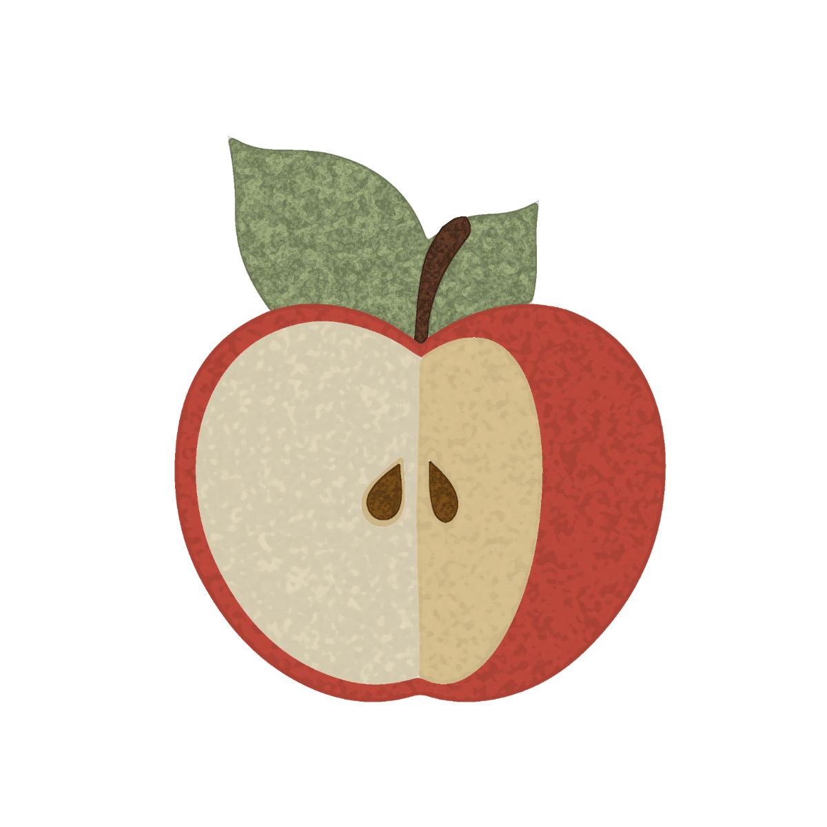 Retro Apple Clipart