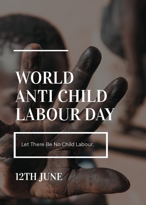 Free World Anti Child Labour Day Card.jpe