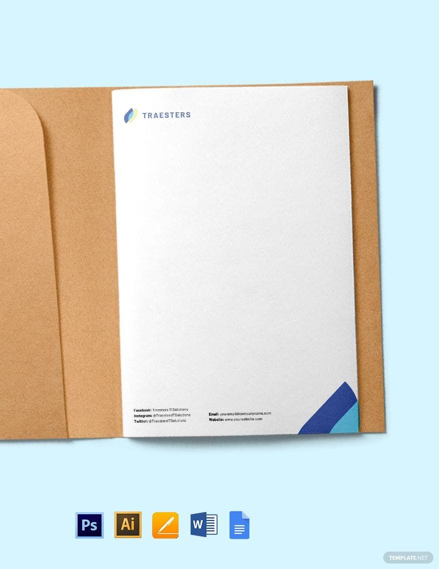 IT Startup Stationery Template