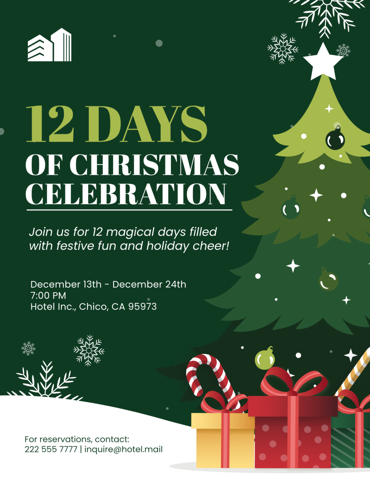 12 Days of Christmas Flyer