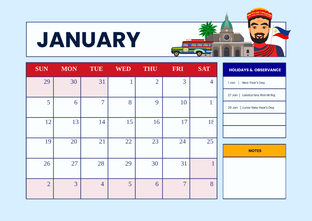 2025 Calendar Philippine Holidays