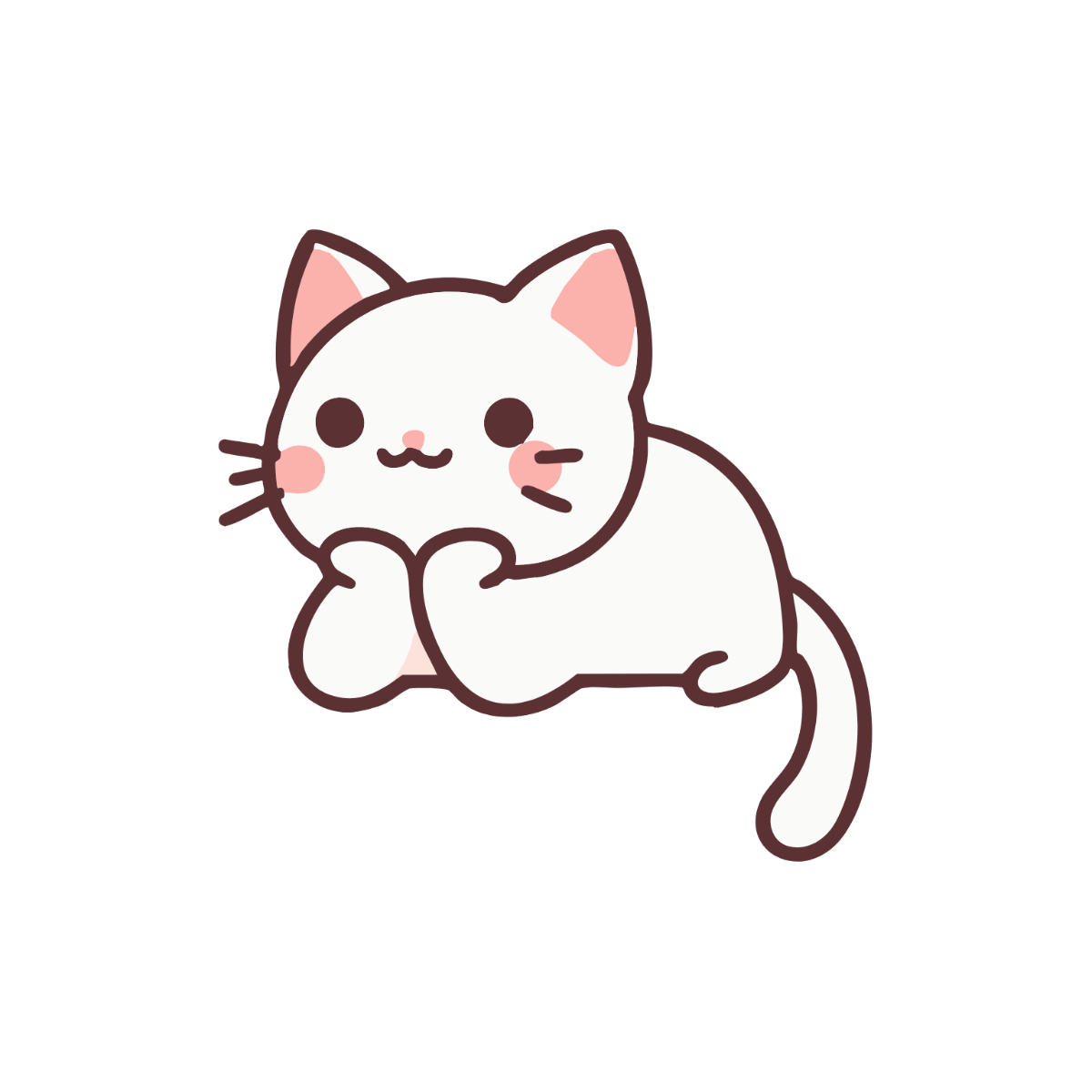 Blank Cat Clipart - Edit Online | Template.net