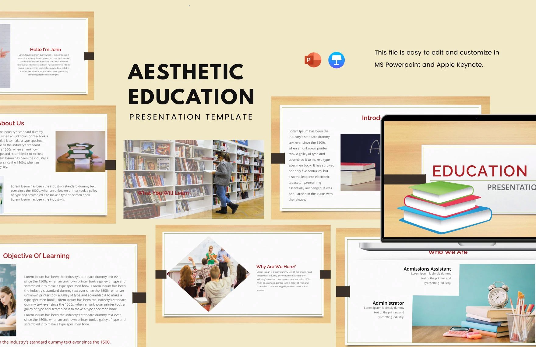 Aesthetic Education Template