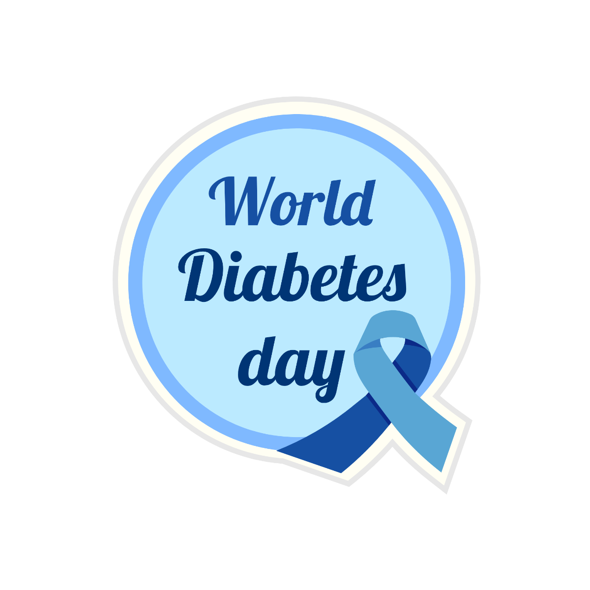 World Diabetes Day Sticker