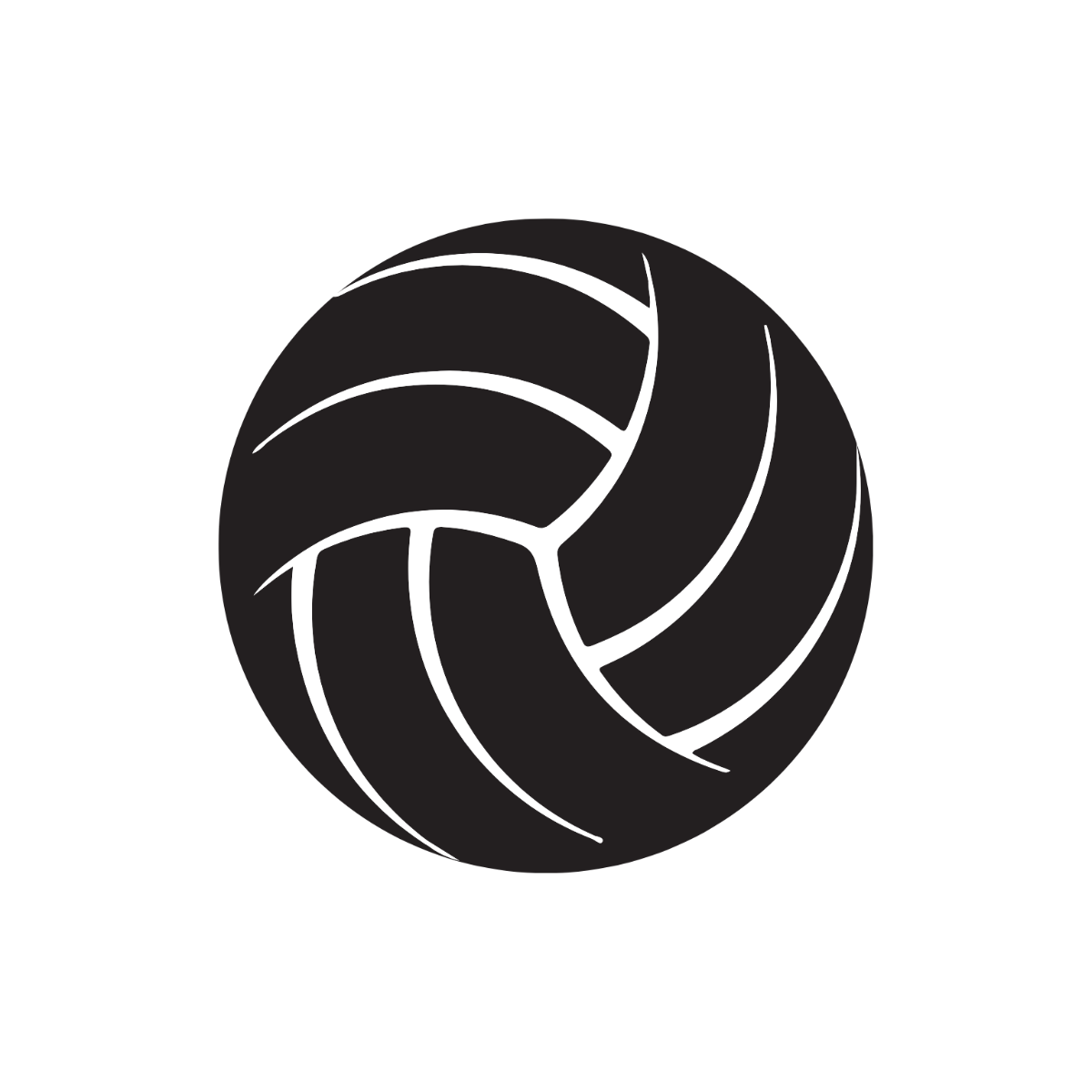 Volleyball Silhouette Clipart