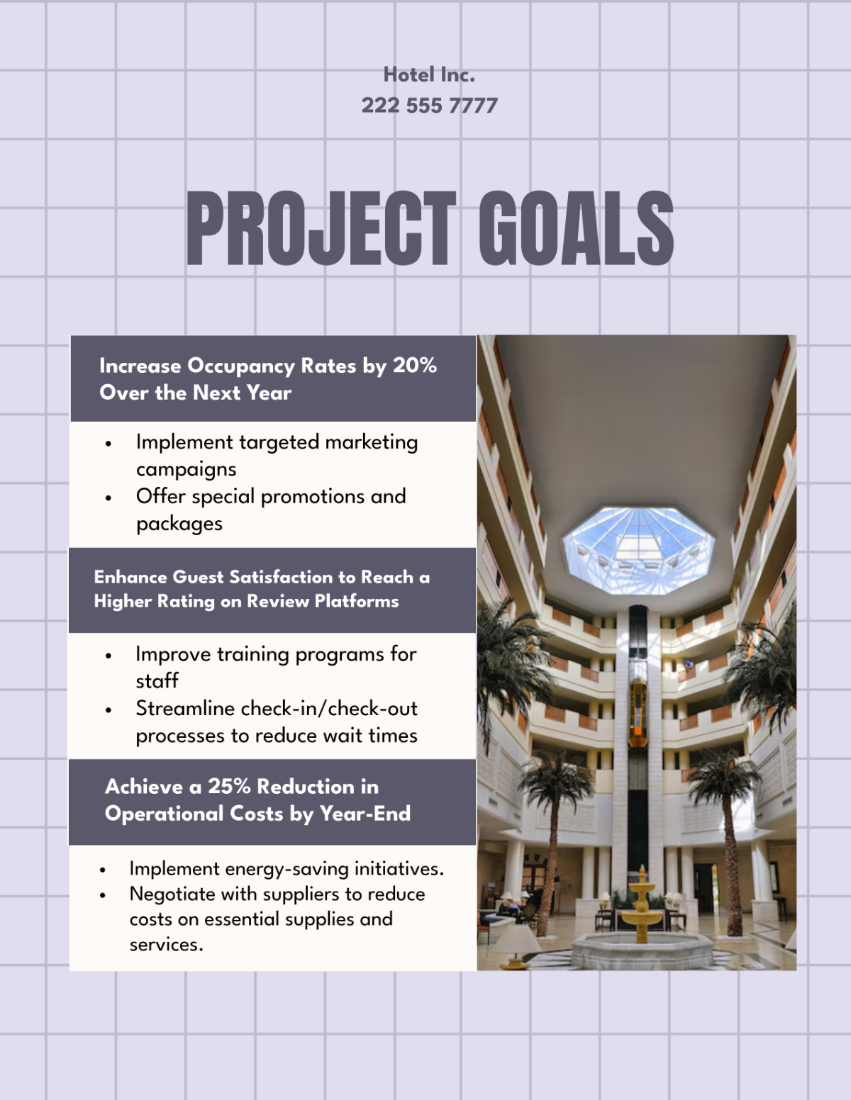 Project Goals Template - Edit Online & Download