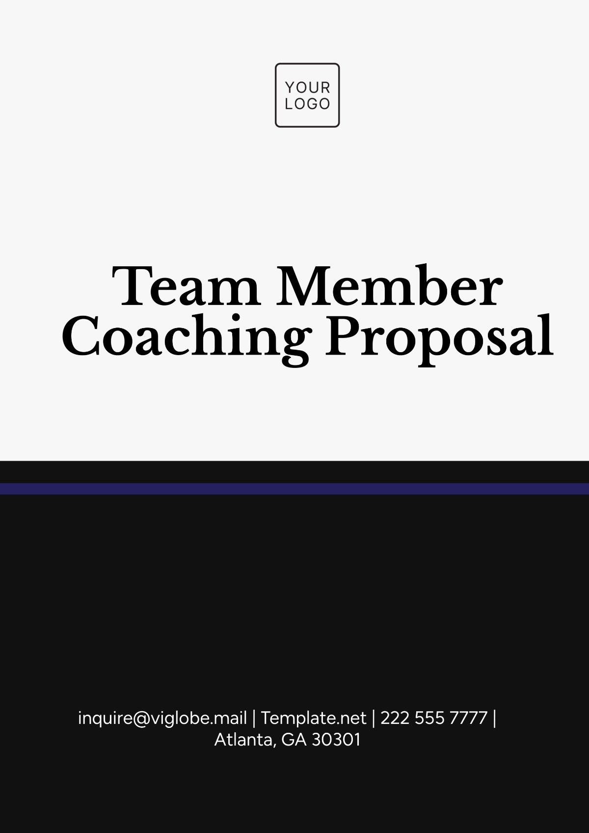 Team Member Coaching Proposal Template - Edit Online & Download