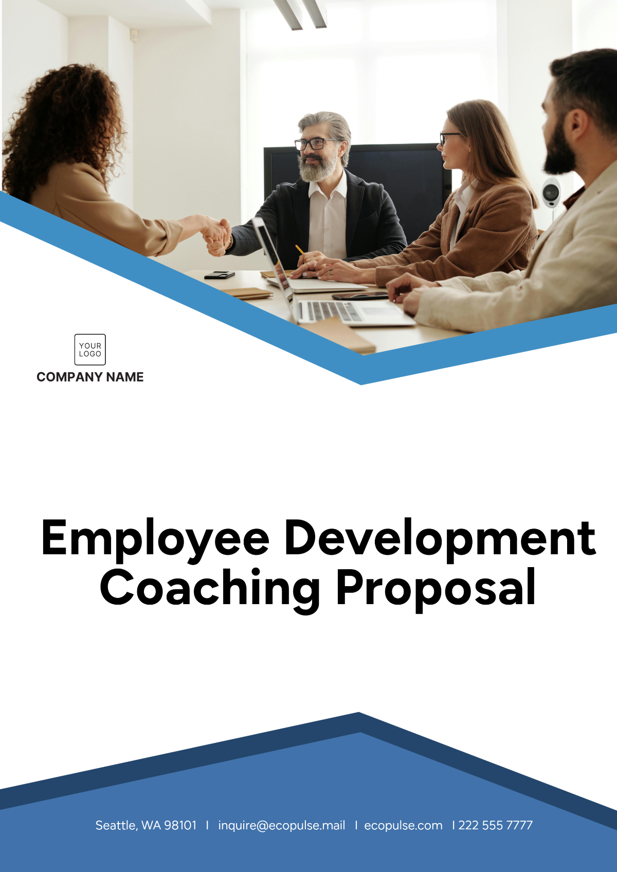 Employee Development Coaching Proposal Template - Edit Online & Download