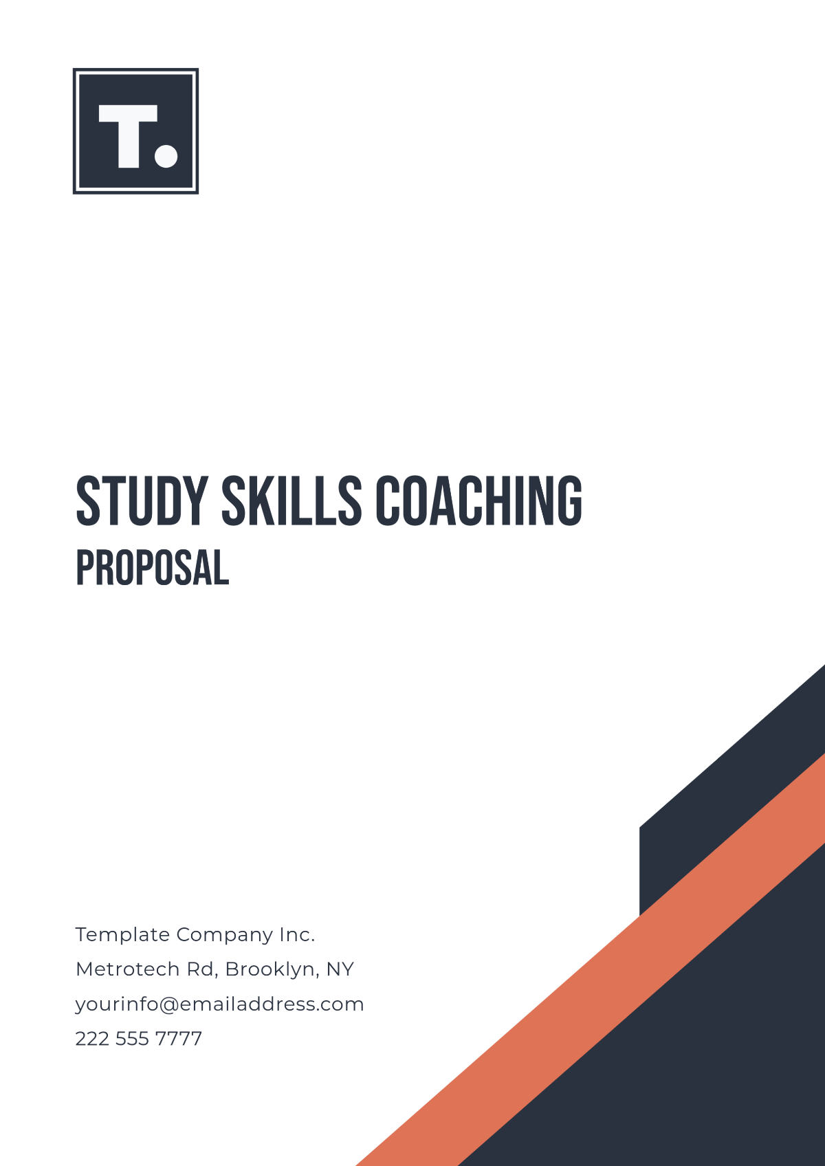 Study Skills Coaching Proposal Template - Edit Online & Download