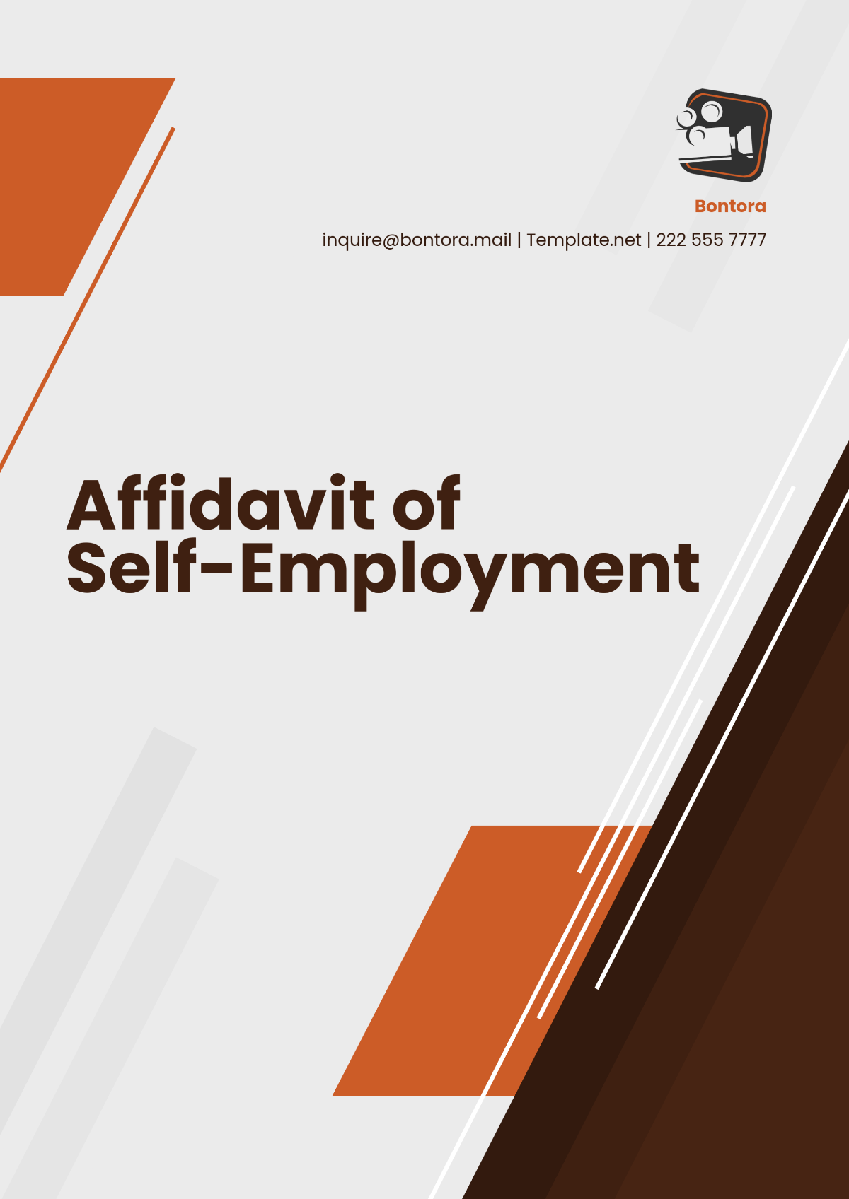 Affidavit of Self-Employment Template - Edit Online & Download