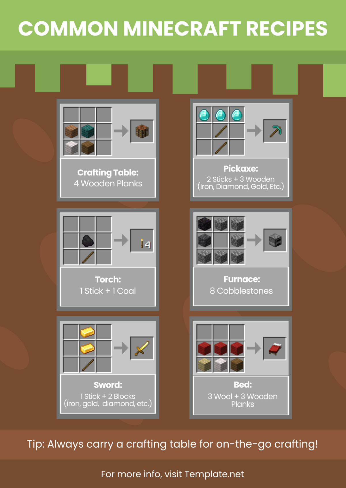 Minecraft Cheatsheet