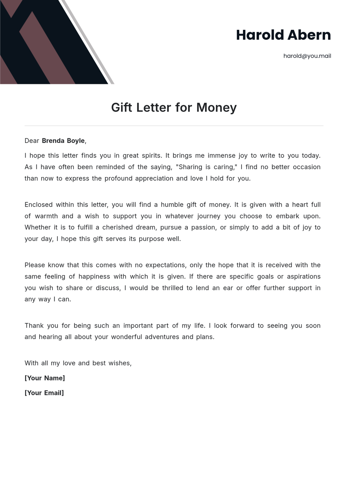 What Is A Gift Letter For Morte Down Payment Calculator Infoupdate