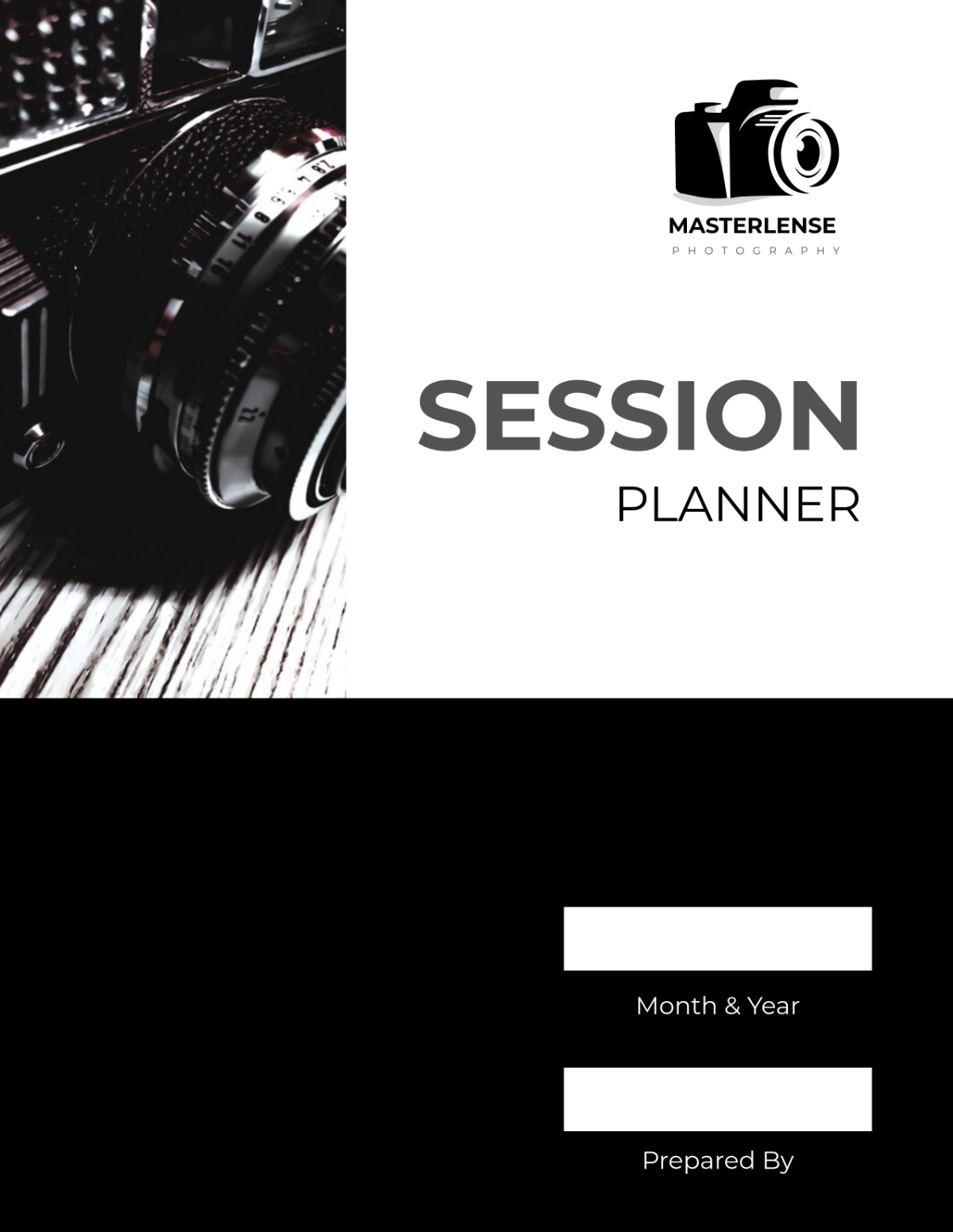 Free Photography Session Planner Template