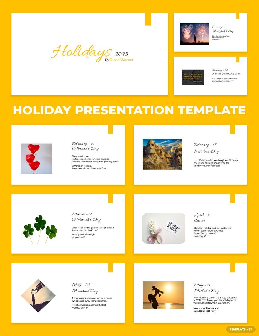 Holiday Presentation Template