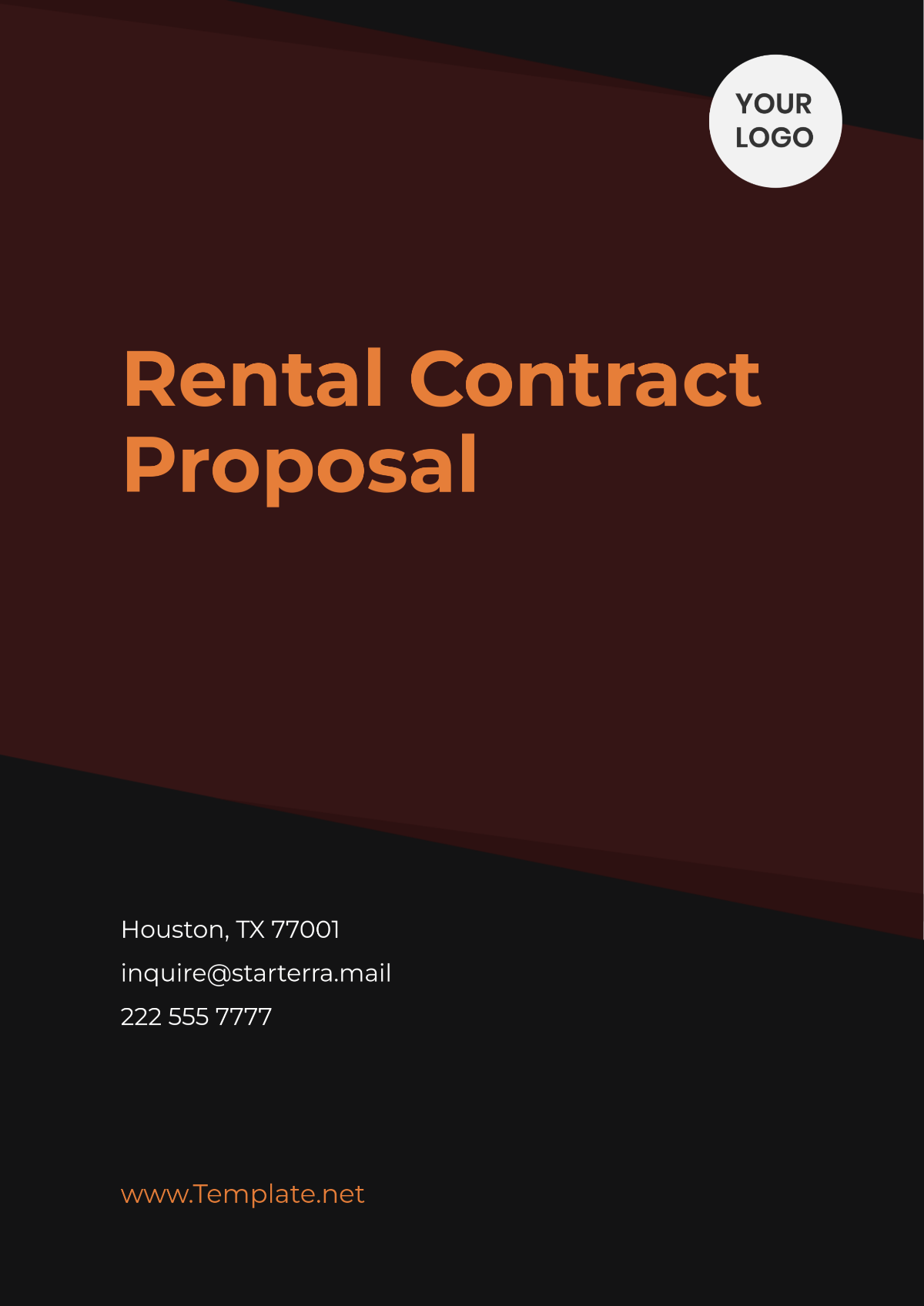 Rental Contract Proposal Template - Edit Online & Download