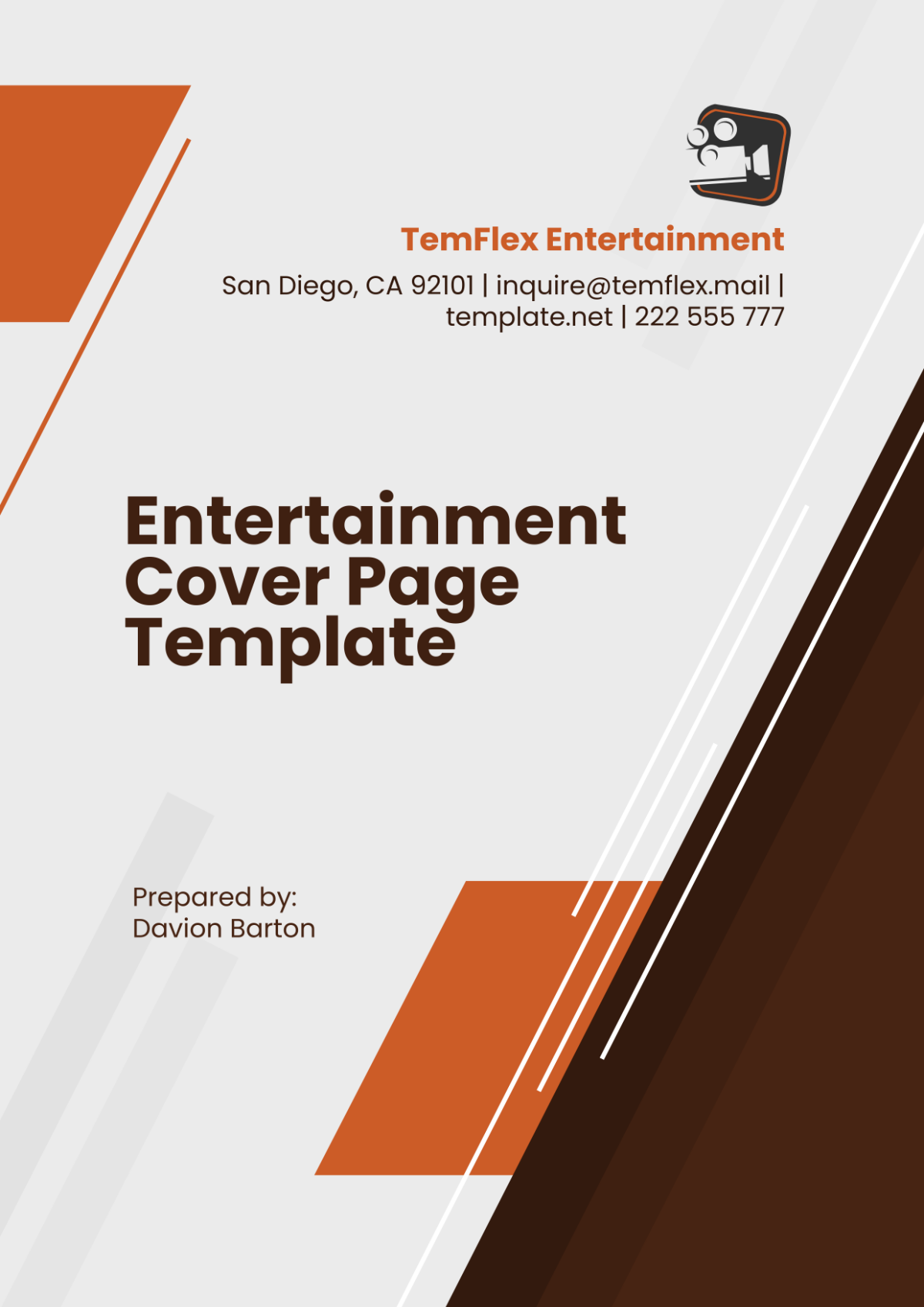 Entertainment Cover Page