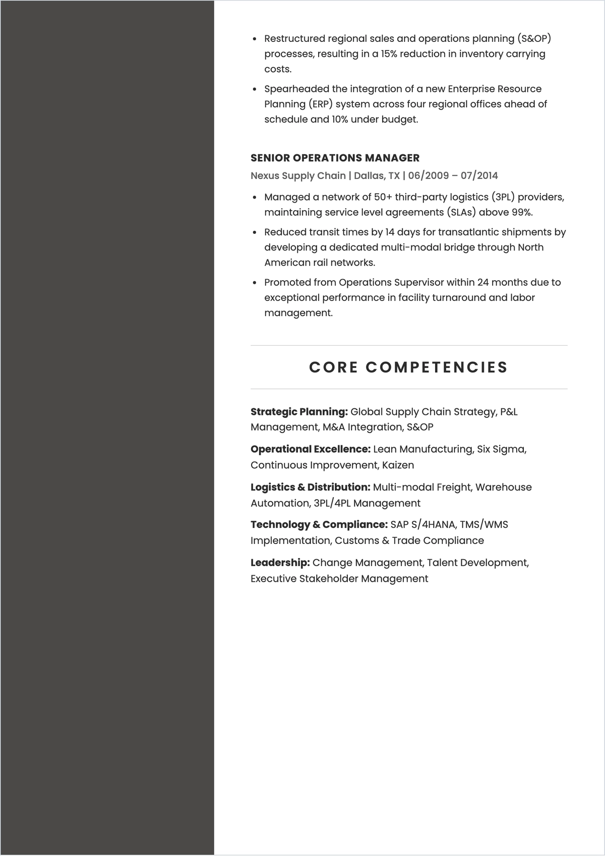 Free Director ATS Resume Template, AI Resume Builder