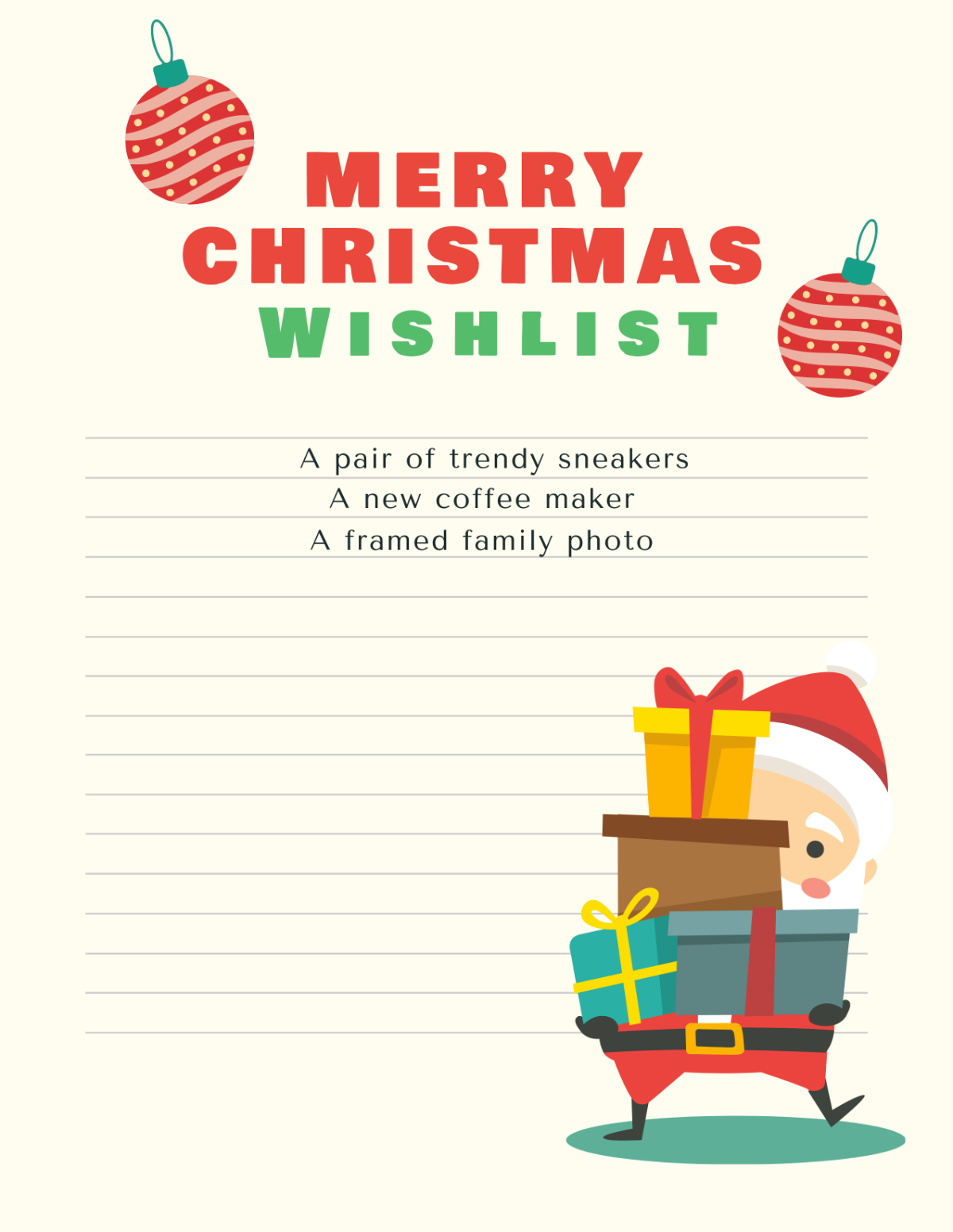 Merry Christmas Wish List