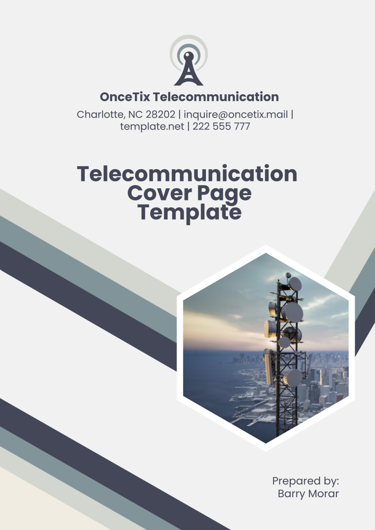 Telecommunication Cover Page